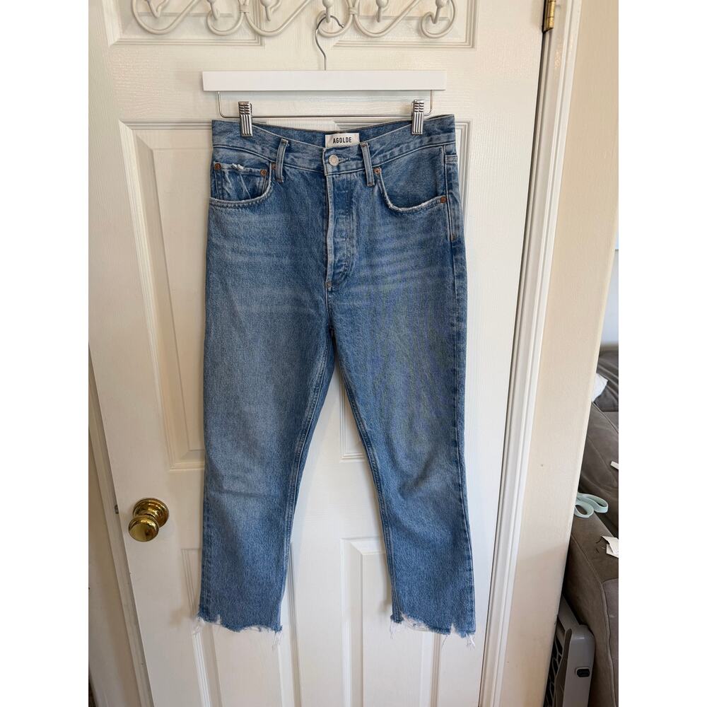 AGOLDE Riley High Rise Straight Crop Size 27 - Picture 3 of 7
